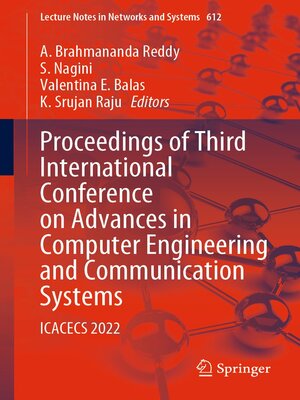 cover image of Proceedings of Third International Conference on Advances in Computer Engineering and Communication Systems